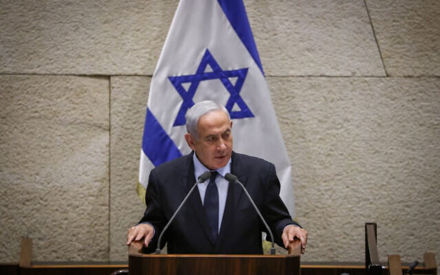 Israeli Prime Minister Benjamin Netanyahu speaks in the Knesset, Feb. 27, 2023. (Photo: Noam Moskowitz/Knesset Spokesperson)