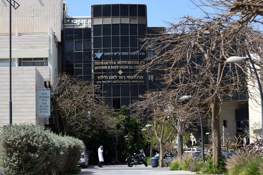 Laniado Hospital in Netanya, March 26,2020. (Photo: Gili Yaari/Flash90)