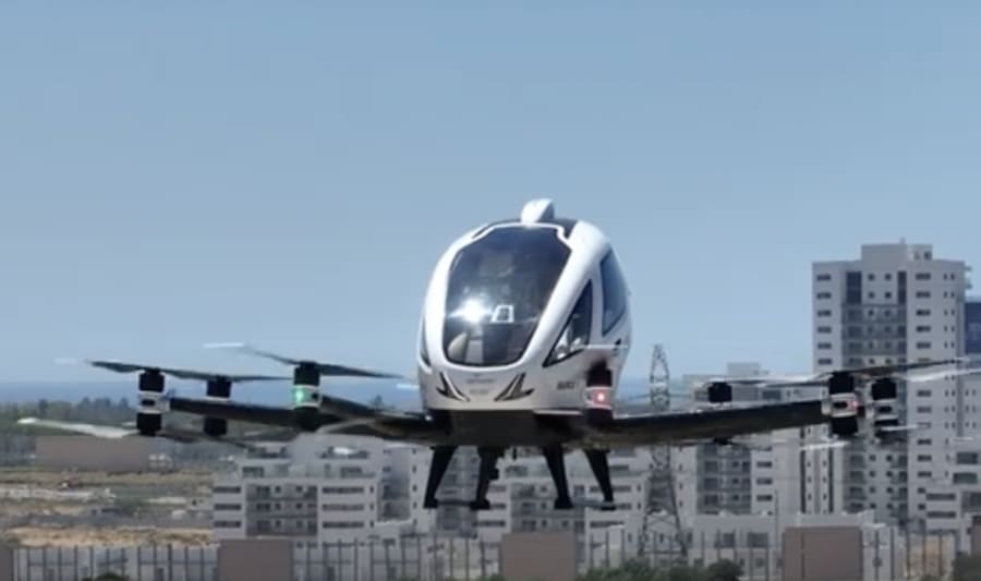 Air taxis tested for the first time in Israel as part of National Drone Project | All Israel News