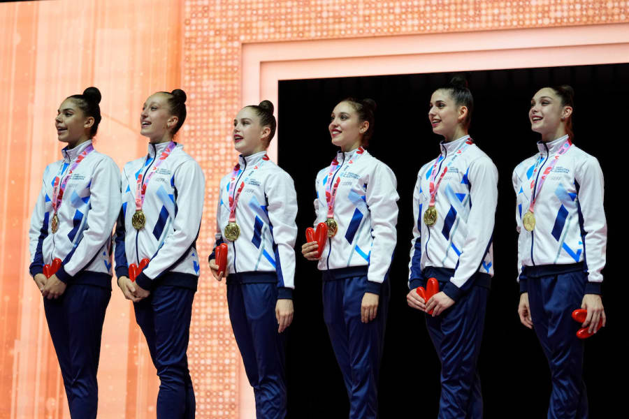 In first, Israeli team wins gold at 2023 World Championship for rhythmic  gymnastics