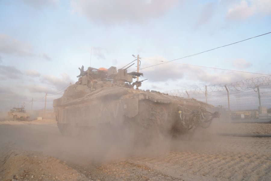 Entrée de la 162e division dans le nord de la bande de Gaza (Photo : IDF)