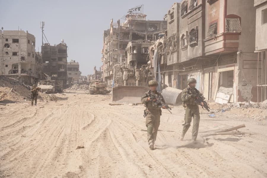 IDF troops continue activity in the Gaza Strip to dismantle the Hamas terrorist organization. Photo: IDF. October 20, 2024.