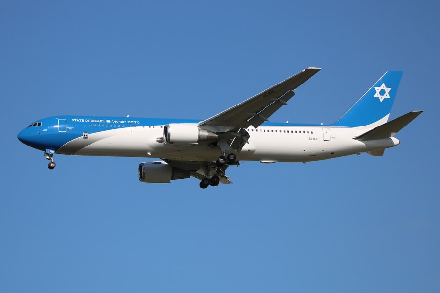 L'avion "Aile de Sion" (Photo : Wikimedia Commons)