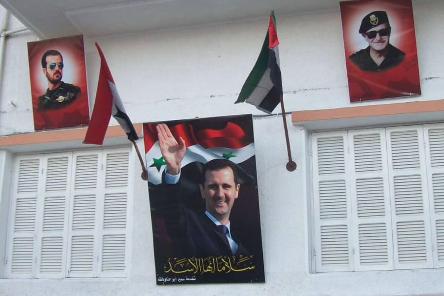 Poster of Syrian President Bashar al-Assad (Photo: Merle Hofer)
