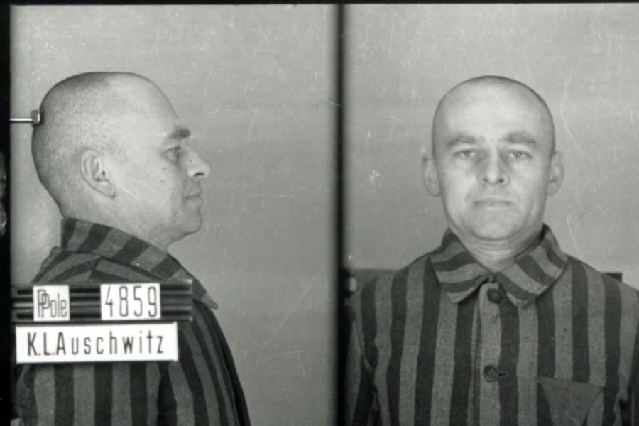 Witold Pilecki as KL-Auschwitz prisoner KL Number 4859, 1940 (Photo: KL Auschwitz-Birkenau Museum)
