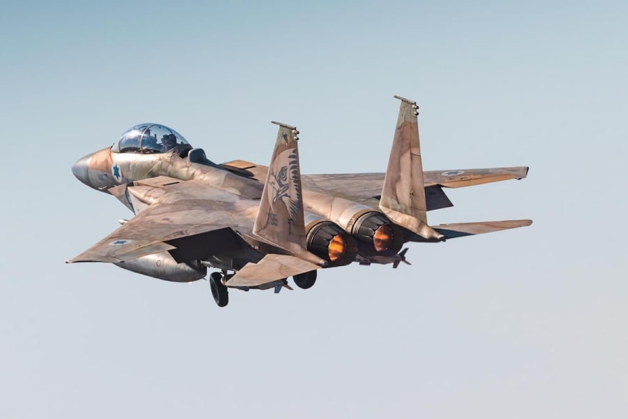 Israeli jet on a mission to strike Houthi targets in Yemen (Photo: IDF)