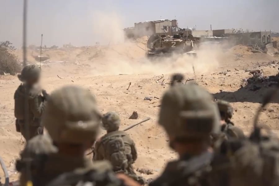 Israeli forces in Gaza (Photo: IDF)