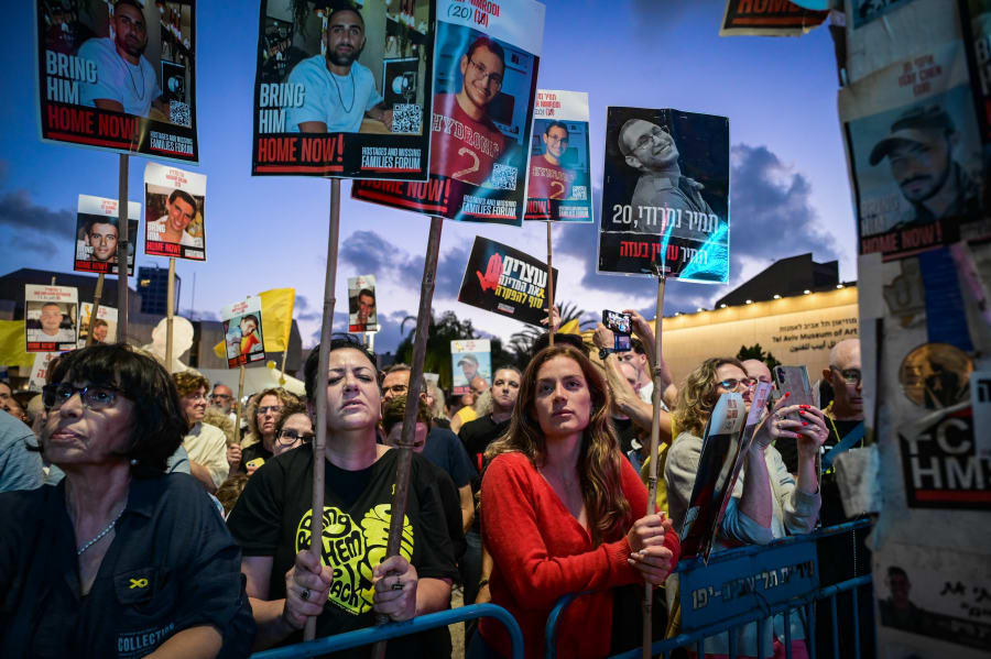 A rally calling for the release of Israelis held hostage by Hamas terrorists in Gaza, at "Hostage Square" in Tel Aviv, marking 600 days of the hostages captivity, May 28, 2025. (Photo: Avshalom Sassoni/Flash90)