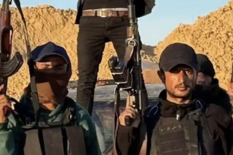 Militants in the Abu Shabab gang in Gaza (Photo: Screenshot)