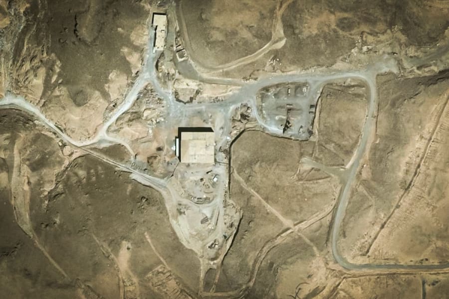 The Syrian nuclear reactor site before it was bombed by the IDF in 2007. (Photo: Google Earth)