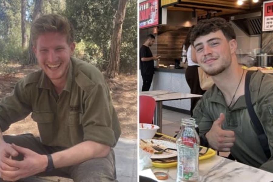 Sergeant Ori Yonatan Cohen and Staff Sergeant Tom Rothstein (Photo: IDF)