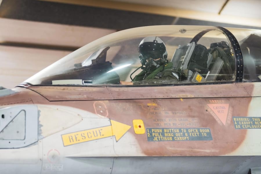 Israeli Air Force pilot participating in Operation "Rising Lion".( Photo: IDF)