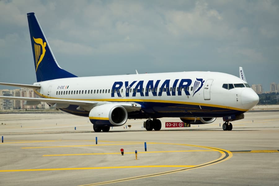 A Ryanair flight takes off from Ben Gurion International Airport, April 11, 2018. (Photo: Moshe Shai/Flash90)
