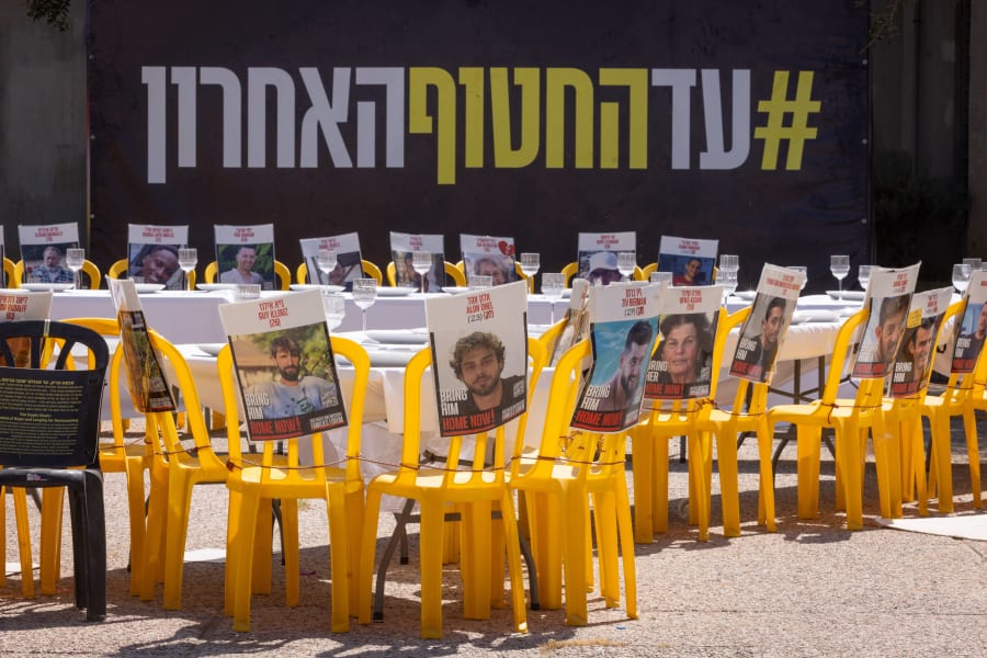 Hostages Square in Tel Aviv, June 26, 2025. (Photo: Miriam Alster/Flash90)
