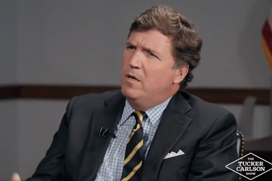Tucker Carlson in an interview with Senator Ted Cruz (Photo: Screenshot)