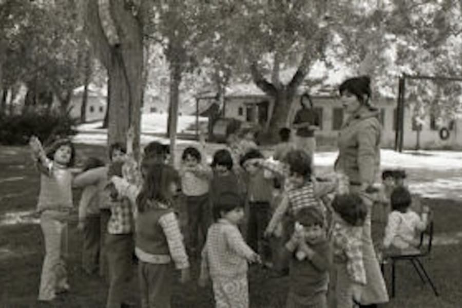 Children at Kibbutz Dafna (Photo courtesy Shibolit Lev)