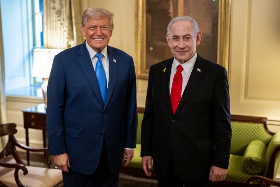 US President Donald Trump and Israeli Prime Minister Benjamin Netanyahu at the White House, July 7, 2025. (Photo: The White House)