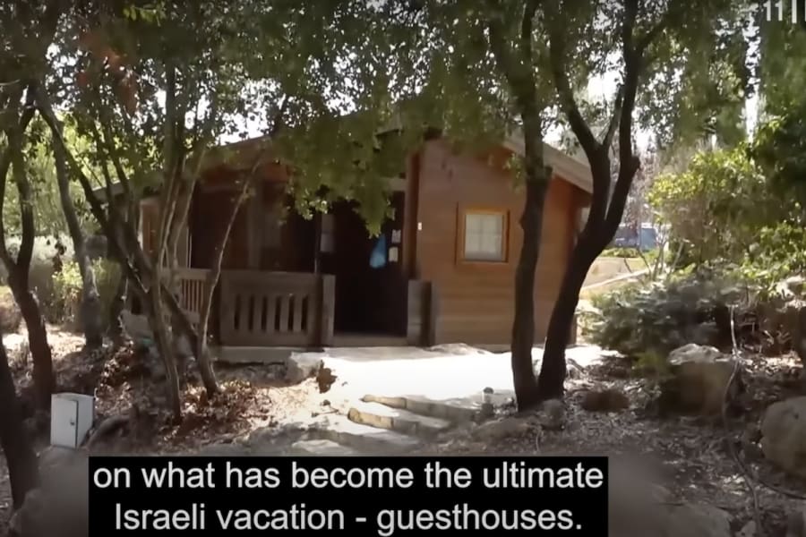 A guesthouse in northern Israel (Photo: Screenshot/KAN 11)