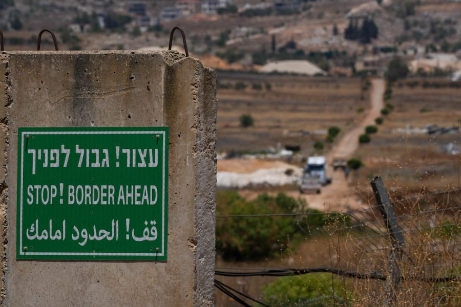 The northern Israeli border with Lebanon, August 3, 2025. (Photo: Ayal Margolin/Flash90)