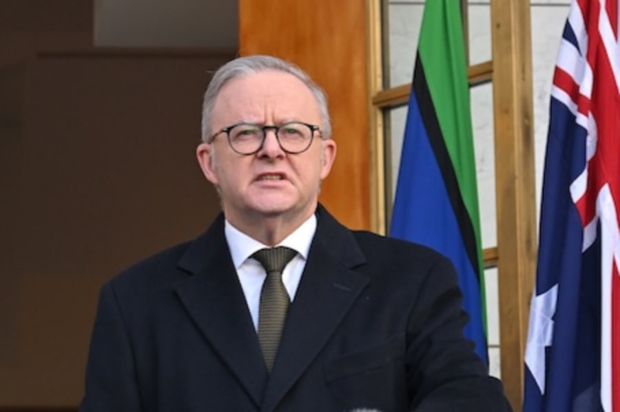 Australian Prime Minister Anthony Albanese at a press conference at Parliament House in Canberra, Monday, August 11, 2025. (Photo: Reuters)