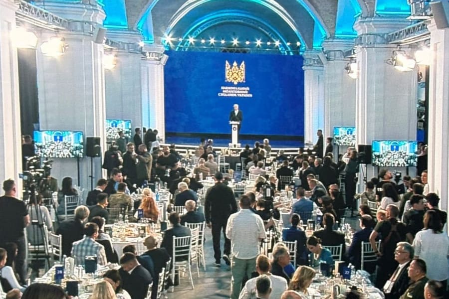 Participants attend the 11th Ukrainian National Prayer Breakfast in Kyiv on Aug. 25, 2025. (Photo: Liz McEwen)