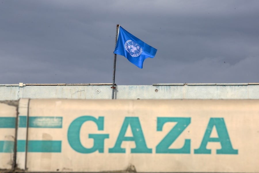UNRWA school in Khan Younis, the southern Gaza Strip, November 18, 2024. (Photo: Abed Rahim Khatib/Flash90)