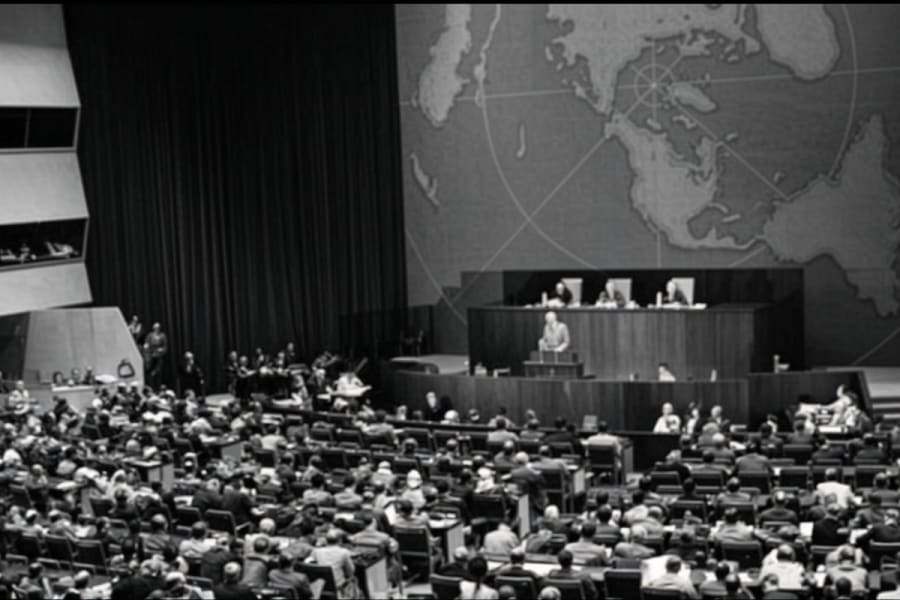 Meeting of the United Nations 1947 (Photo: Wikipedia Commons)