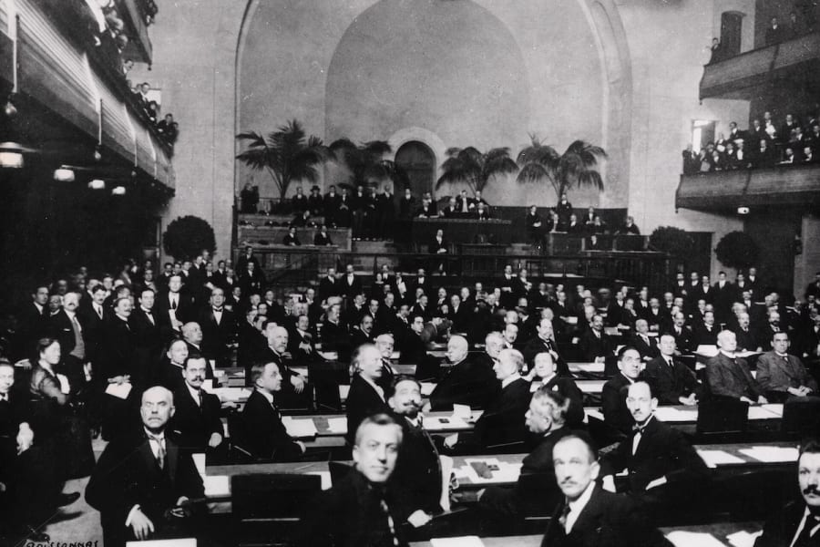The official opening of the League of Nations, January 10, 1920. (Photo: Public domain)