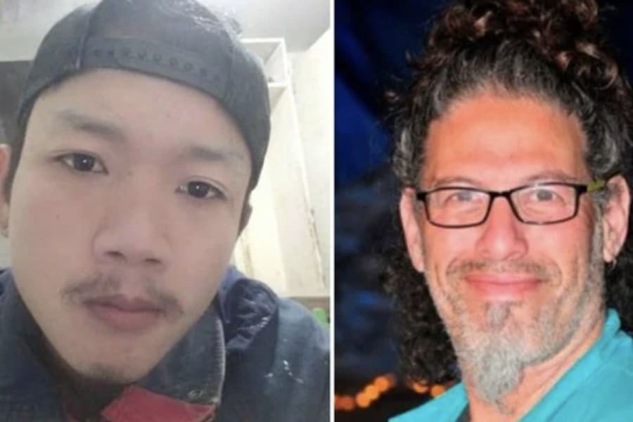 Murdered hostages Sonthaya Oakkharasri, Ronen Engel (Photo used under section 27A of the copyright law).