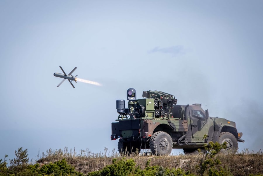 Testing of a Spike missile (Photo: Rafael)