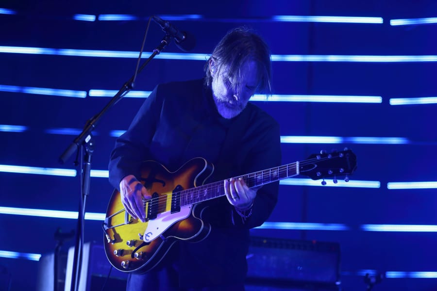 Thom Yorke a concert at the Uber Eats Music Hall in Berlin, June 11, 2024. (Photo: Reuters)