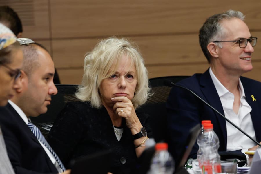 Attorney General Gali Baharav-Miara at a Constitution, Law and Justice Committee meeting at the Knesset, in the Israeli parliament, September 30, 2025. (Photo: Oren Ben Hakoon/Flash90)