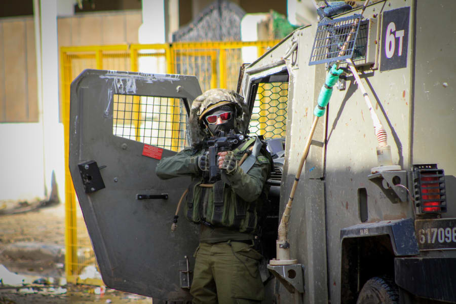 Una operación antiterrorista del ejército israelí, en la ciudad cisjordana de Yenín, el 13 de diciembre de 2023. (Foto: Nasser Ishtayeh/Flash90)