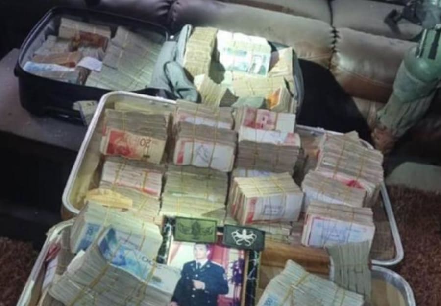 Hallan 5 millones de NIS en efectivo en la casa de un alto cargo de Hamás en Gaza (Foto: FDI)