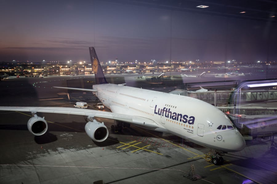 Lufthansa airplane at the Frankfurt Airport in Frankfurt, Germany, on December 21, 2016. (Photo: Nati Shohat/Flash90)