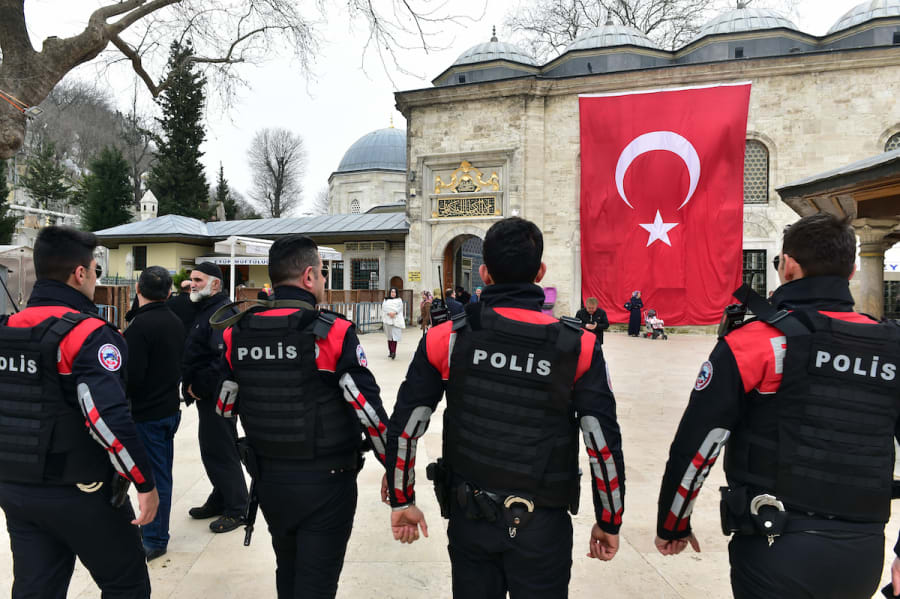 Illustrative – Turkish police officers (Photo: Shutterstock)