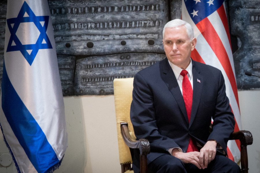 U.S. Vice President Mike Pence (Photo: Miriam Alster/Flash90)