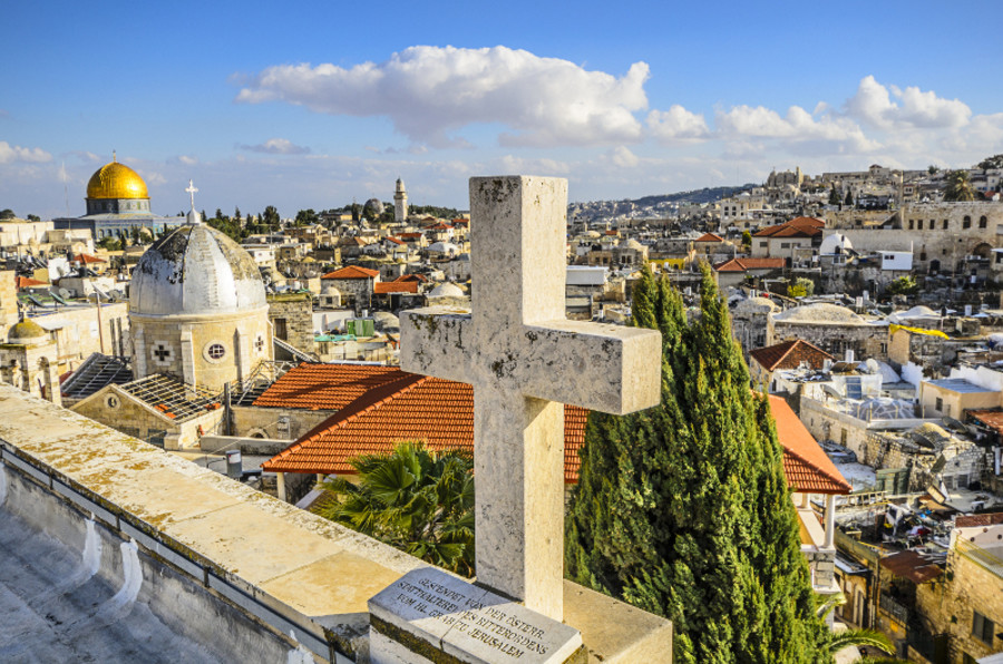 A view of the Christian Quarter in Jerusalem's Old City (Photo: Shutterstock)