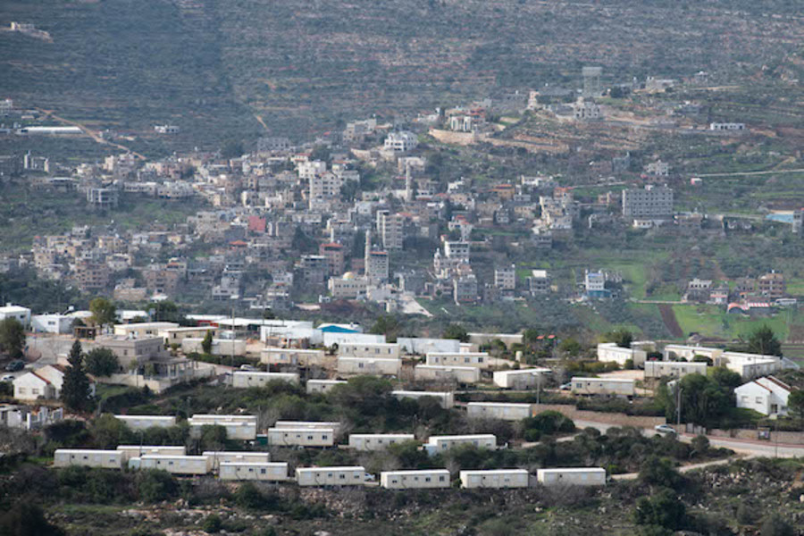 View of the Jewish settlement of Eli in the West Bank on January 17, 2021. (Photo: Sraya Diamant/Flash90)
