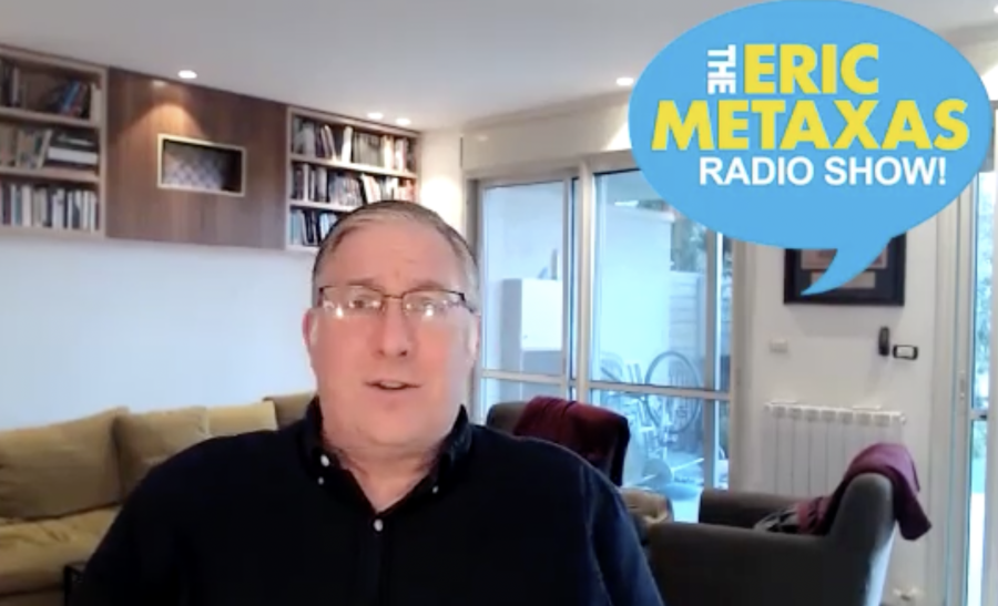 Joel C. Rosenberg interview on the Eric Metaxas Radio Show, April 2021. (Photo: screenshot)