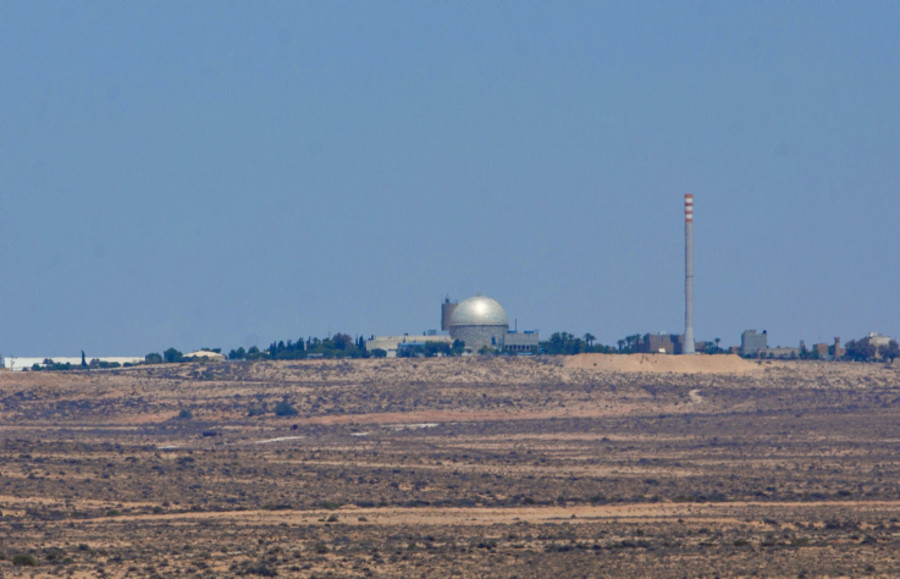 View of the nuclear reactor in Dimona, Southern Israel. August 13, 2016. Photo by Moshe Shai/FLASH90