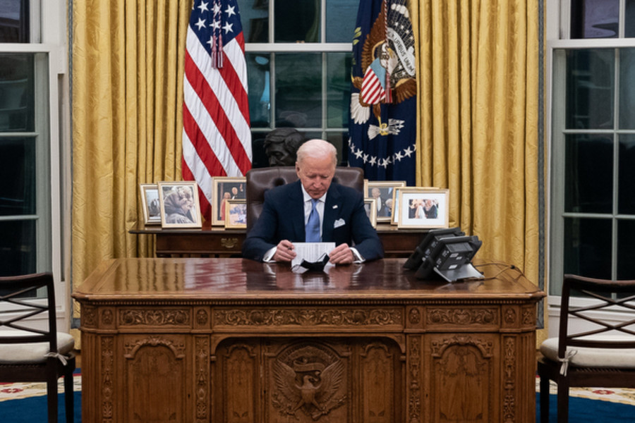 U.S. President Joe Biden in the Oval Office (Photo: White House)
