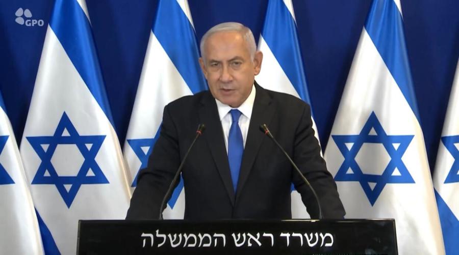 PM Netanyahu addressing the nation (Photo: GPO)