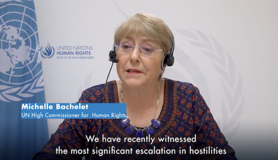 The UN High Commissioner for Human Rights Michelle Bachelet (Photo: screenshot