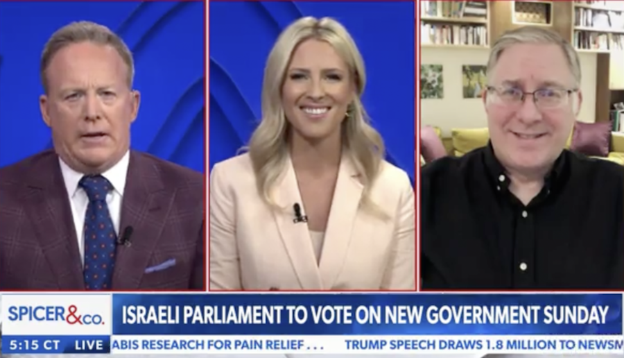 Joel C. Rosenberg during an interview on Newsmax's Spicer & Co. June 8, 2021. (Photo: screenshot)