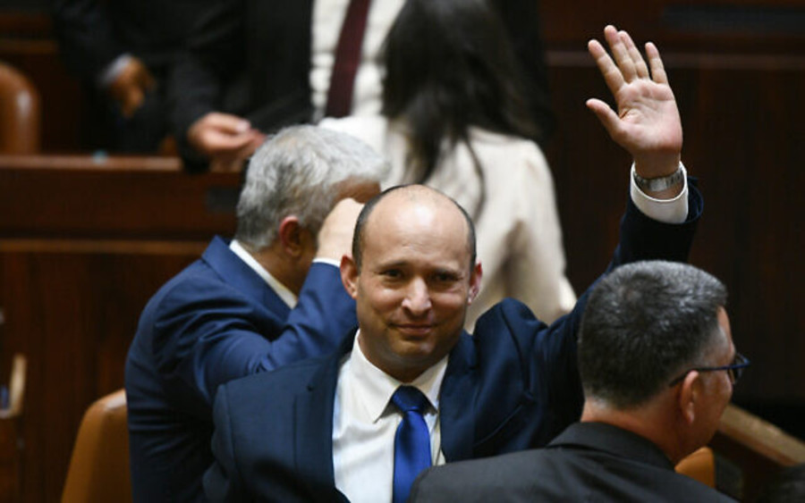 Prime Minister Naftali Bennett, June 13, 2021 (Photo: Haim Zach/GPO)