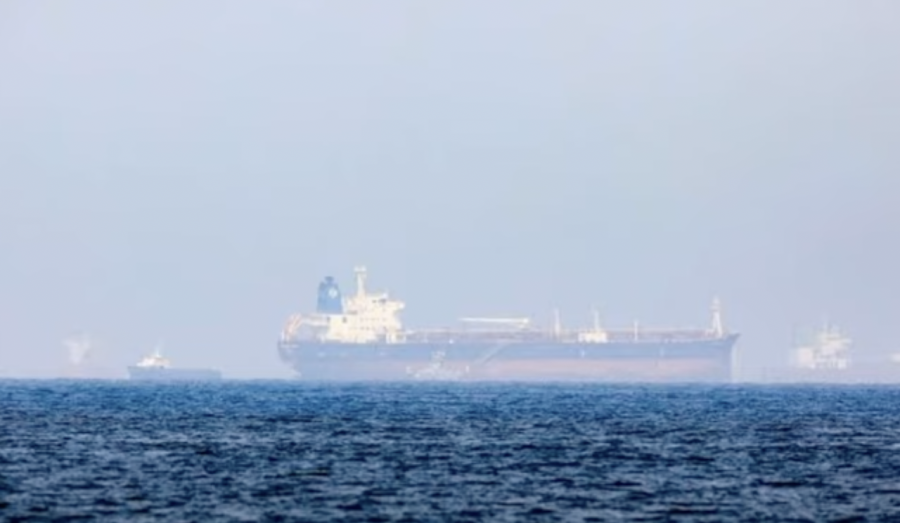The tanker, Asphalt Princess, in the Gulf of Oman (Photo: screenshot)