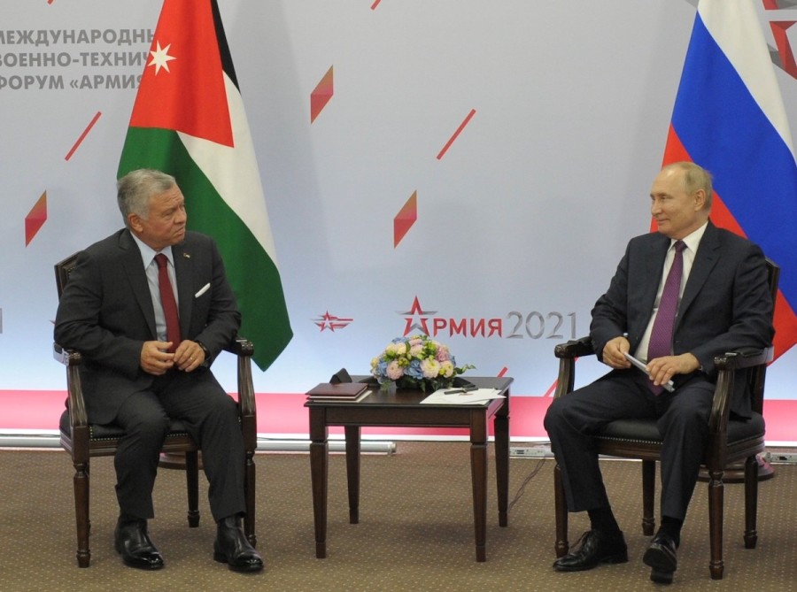 Russian President Vladimir Putin hosts Jordan’s King Abdullah II in Moscow (Photo: The Royal Hashemite Court)