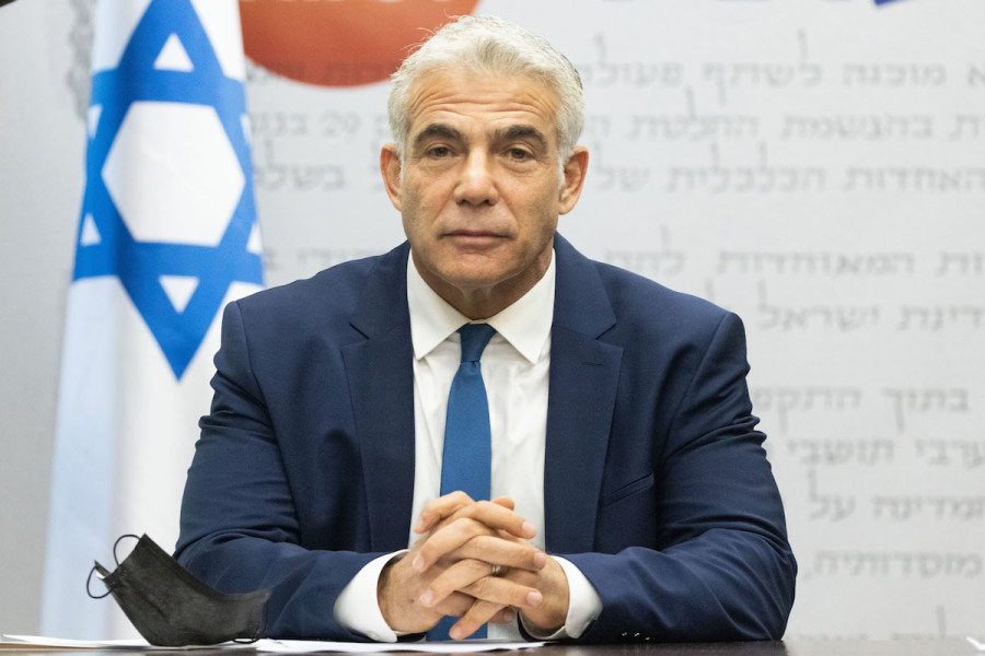 Israeli Foreign Minister Yair Lapid (Photo: Yonatan Sindel/Flash90)