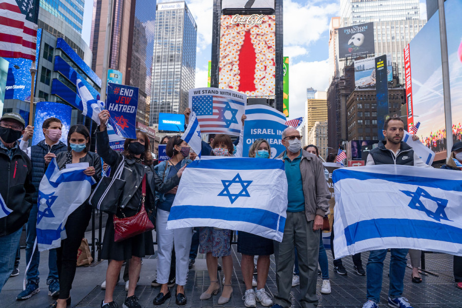 Illustrative - Pro-Israeli demonstration in New York, May 12, 2021 (Photo: Shutterstock)